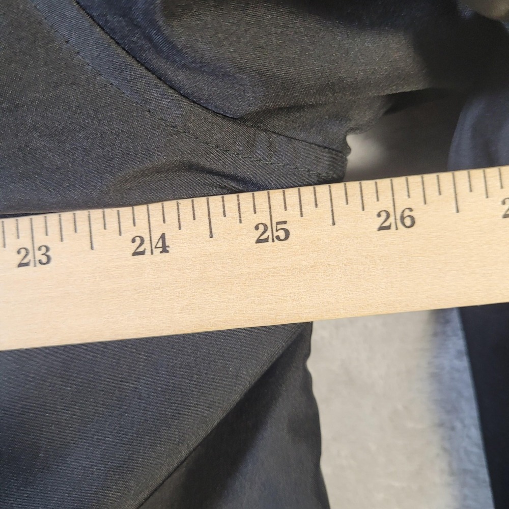 Vintage Gap Coat Mens XL Gray Insulated Button Front Raincoat Lined Trench - Picture 7 of 16